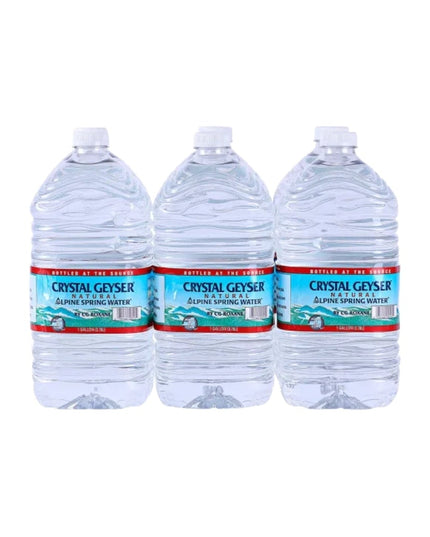 CRYSTAL GEYSER ALPINE SPRING WATER 6/1 GAL