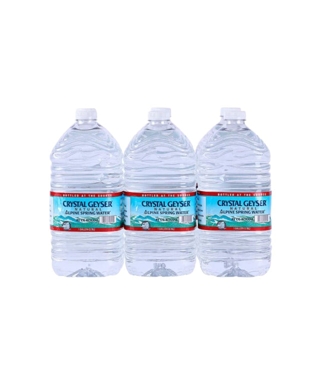 CRYSTAL GEYSER ALPINE SPRING WATER 6/1 GAL