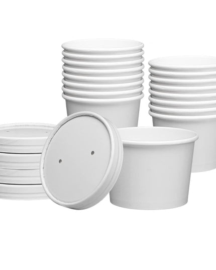 APSIC PAPER LID FOR 8/12/16 OZ PAPER FOOD CUP 500/CS