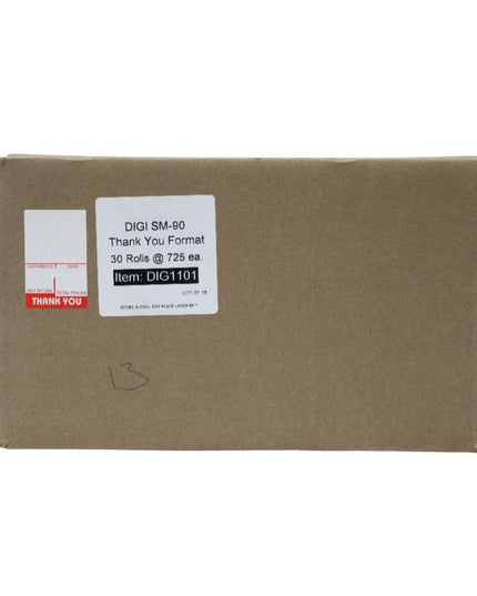 LABEL DIGI SM-90 THANK YOU 30/725
