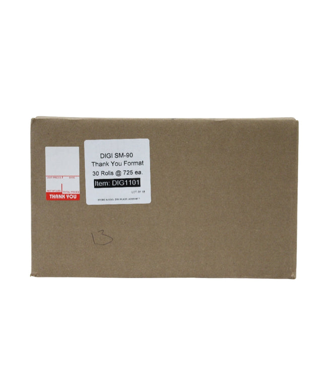 LABEL DIGI SM-90 THANK YOU 30/725