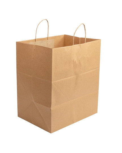 BROWN SHOPPING PAPER BAG W/ TWISTED HANDLES 200/CS