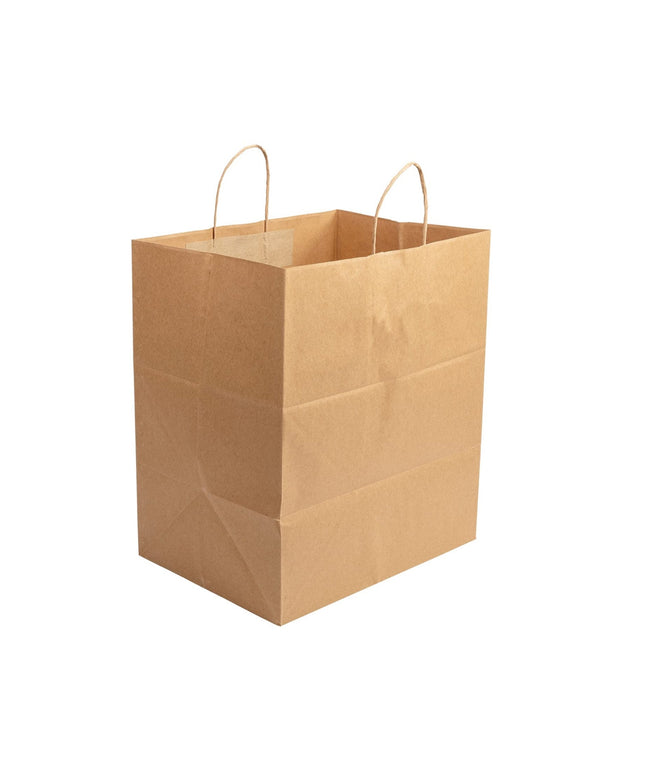 BROWN SHOPPING PAPER BAG W/ TWISTED HANDLES 200/CS