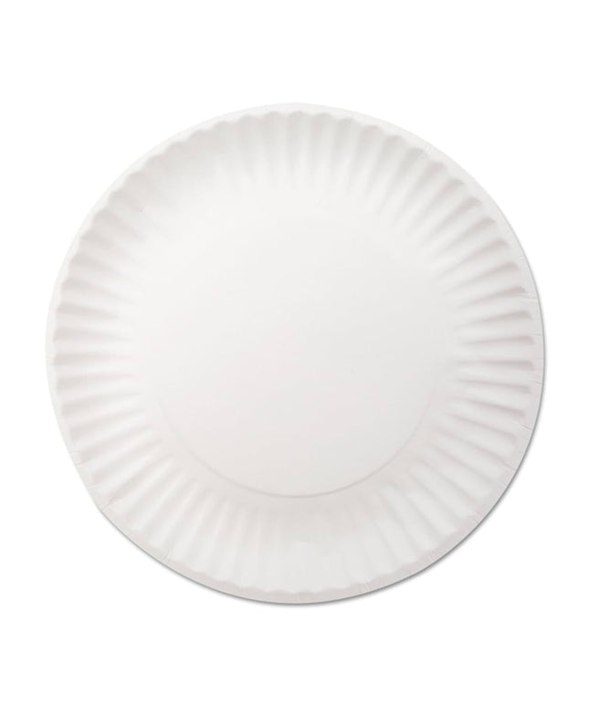 PLATE PAPER 6" WHITE 10/100 PCS.