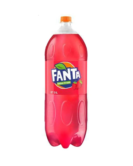 FANTA SABOR FRESA MEXICAN PLASTIC 3 LITER 4/CASE