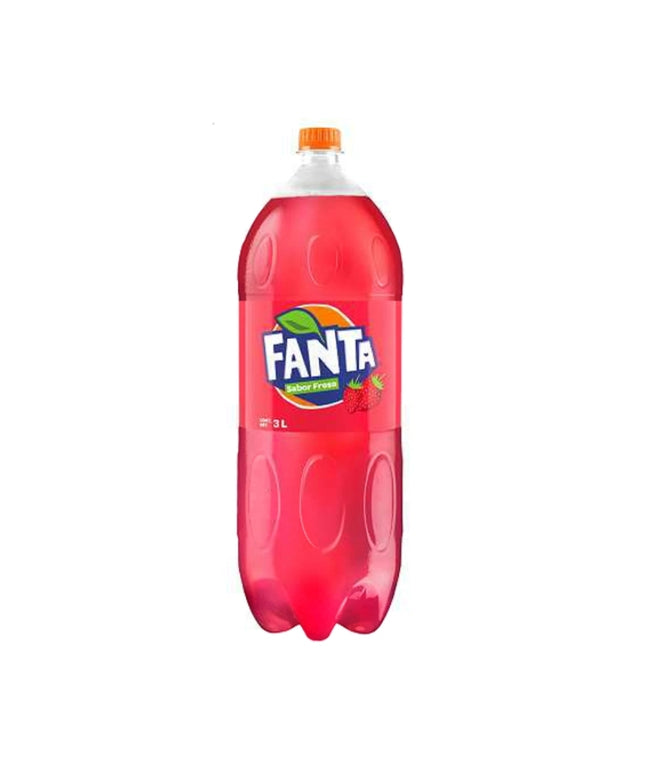 FANTA SABOR FRESA MEXICAN PLASTIC 3 LITER 4/CASE