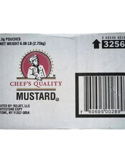 MUSTARD PACKETS 244/5.5 GRS
