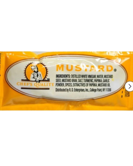 MUSTARD PACKETS 244/5.5 GRS