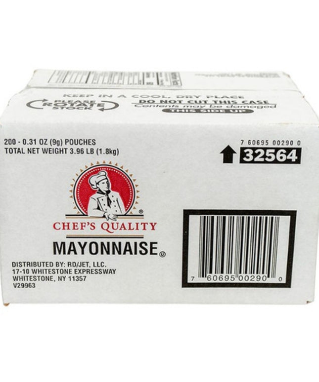 MAYONNAISE PACKETS 200/9 GRS