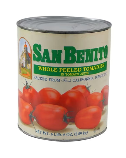 TOMATE WHOLE PEELED IN JUICE SAN BENITO 6/10