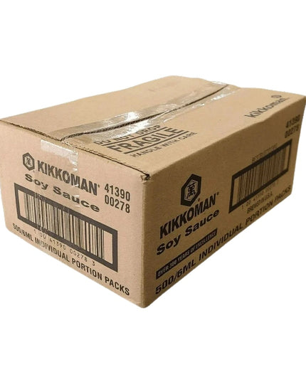 KIKKOMAN SOY SAUCE PKTS 500/ 6 ML.