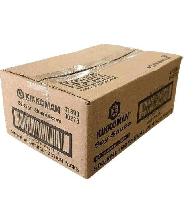 KIKKOMAN SOY SAUCE PKTS 500/ 6 ML.