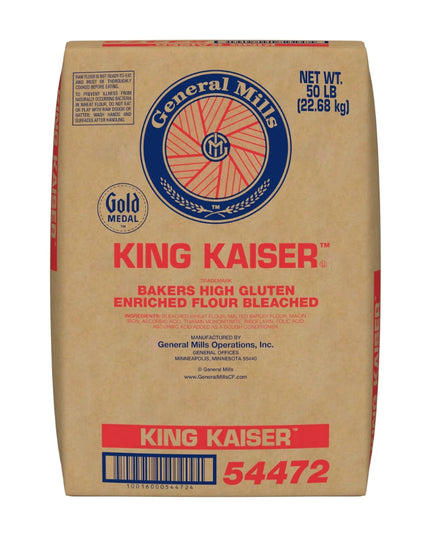 FLOUR HIGH GLUTEN BLEACHED KING KAISER 50 LBS.