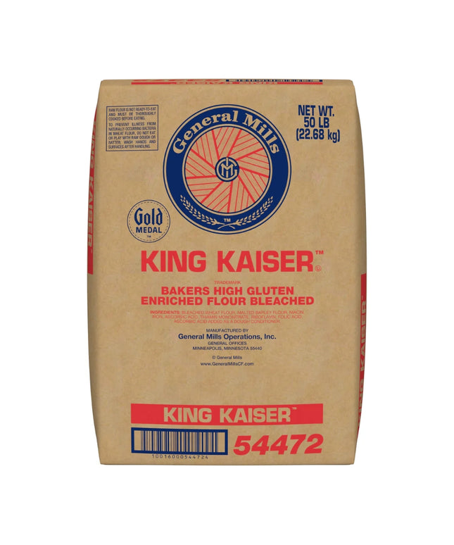 FLOUR HIGH GLUTEN BLEACHED KING KAISER 50 LBS.