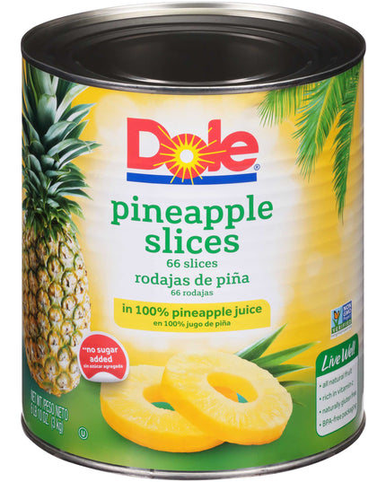 FRUIT PINEAPPLE SLICED 6/10 LBS.
