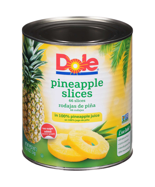 FRUIT PINEAPPLE SLICED 6/10 LBS.