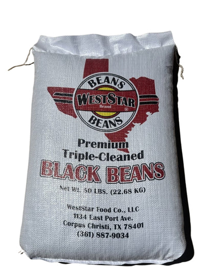 BLACK BEANS 50 LBS.