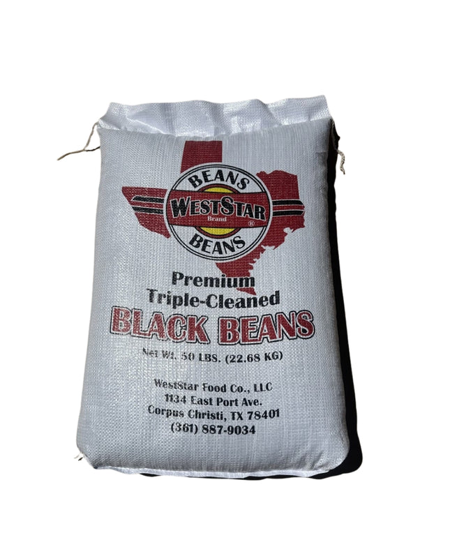 BLACK BEANS 50 LBS.