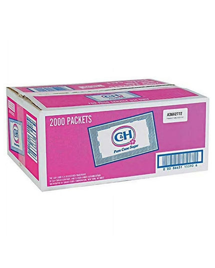 SUGAR PACKETS C&H 10 OZ. 2000/CS.