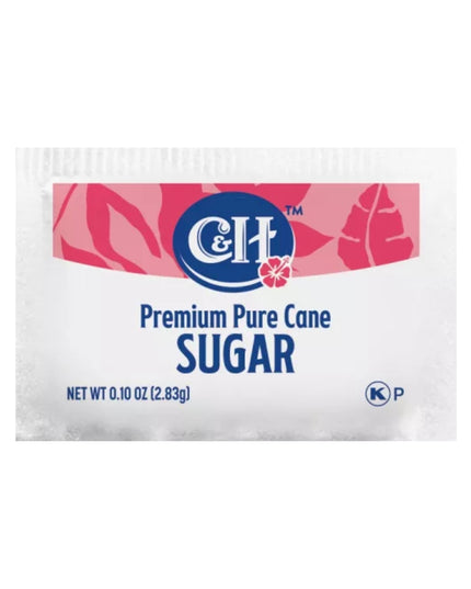 SUGAR PACKETS C&H 10 OZ. 2000/CS.