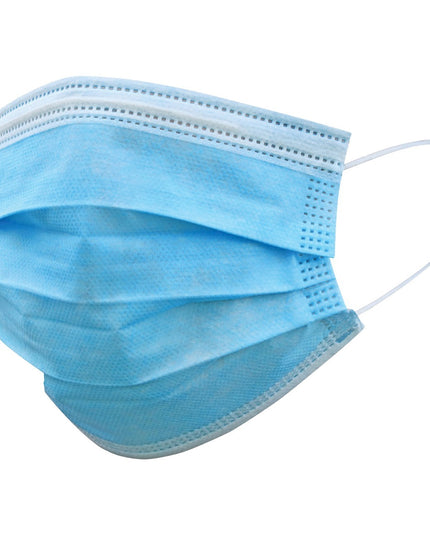 PROTECTIVE FACE MASK BLUE 3-PLY 50/CS