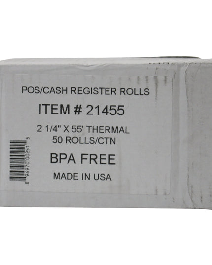 2 1/4" THERMAL ROLL 50/ 50'