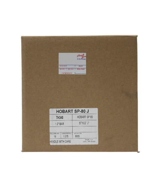 LABEL HOBART SP-80 ''J'' 16/1275
