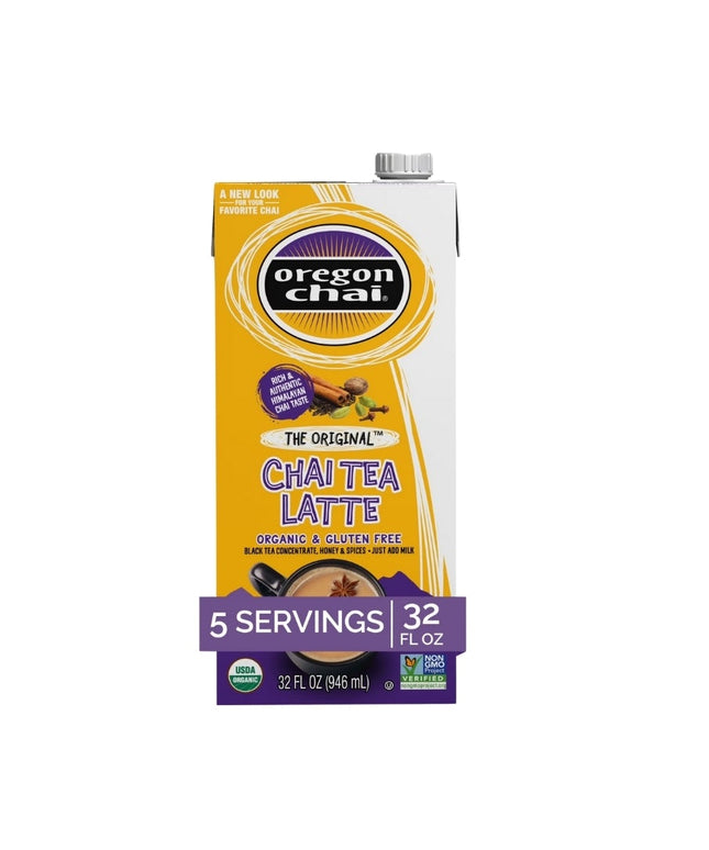 OREGON CHAI ORIGINAL CHAI TEA LATTE CONCENTRATE 32 OZ