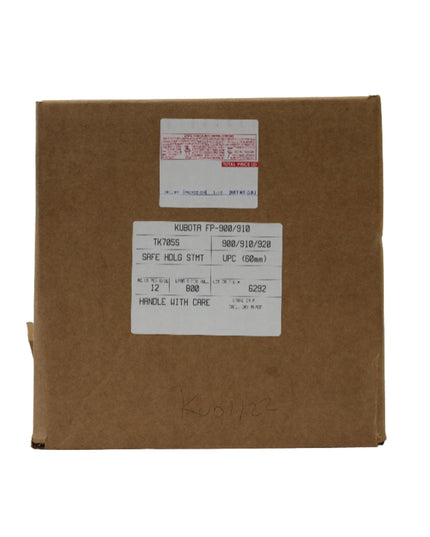 LABEL KUBOTA 67MM X 60 MM 12/800