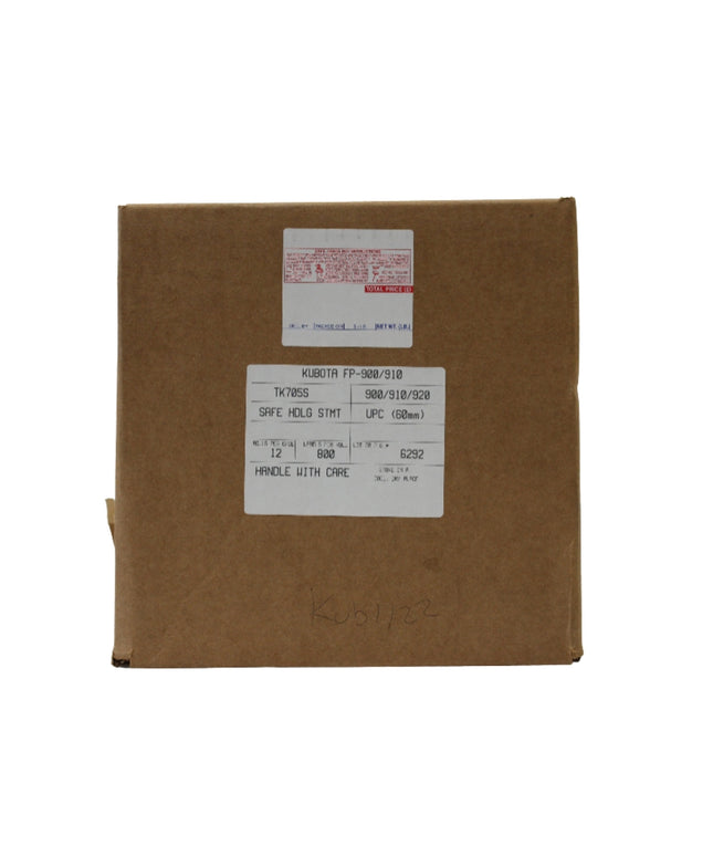LABEL KUBOTA 67MM X 60 MM 12/800