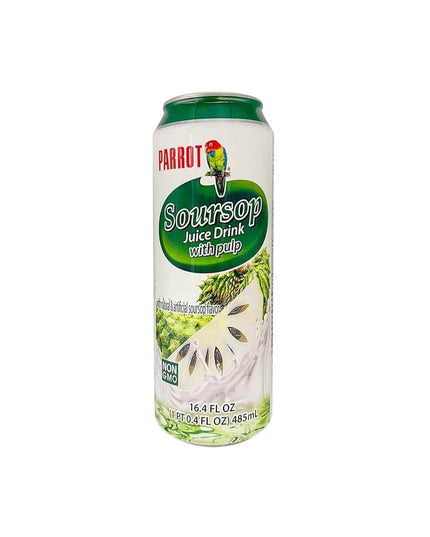 PARROT JUGO DE GUANABANA CON PULPA 12/16.9 OZ