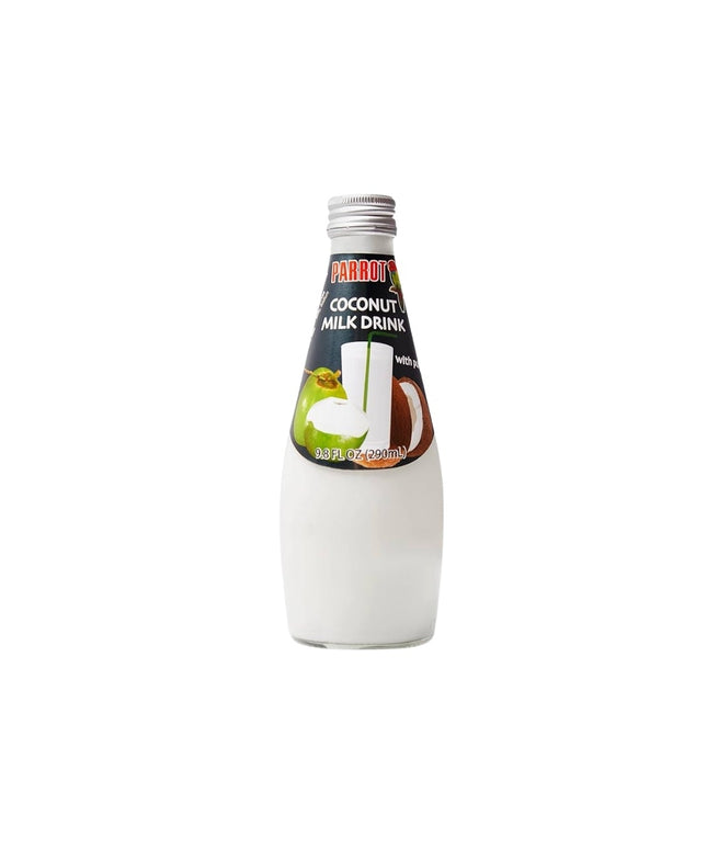 PARROT GLASS COCONUT MILK W/PULP 12/290 ML