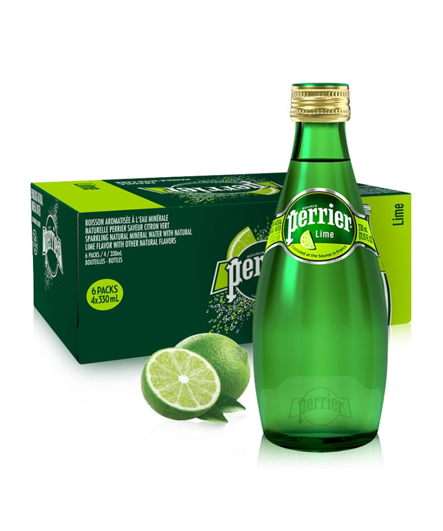 PERRIER LIME MINERAL WATER 24/330 ML