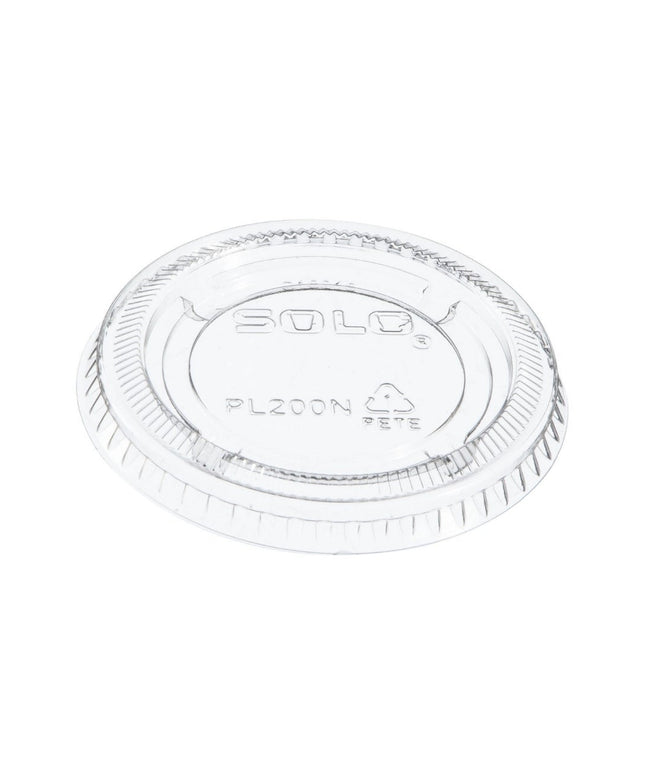 DART PLASTIC 2 OZ LID NO SLOT 2500/CS.
