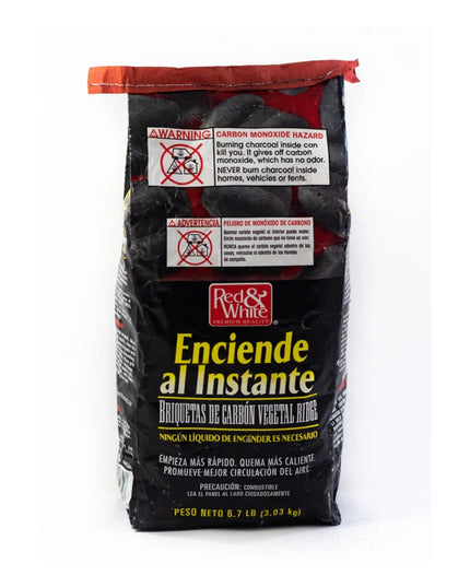 RED & WHITE INSTANT CHARCOAL 6/6.7 LBS