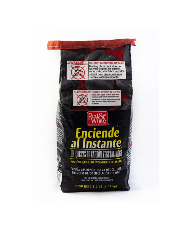 RED & WHITE INSTANT CHARCOAL 6/6.7 LBS