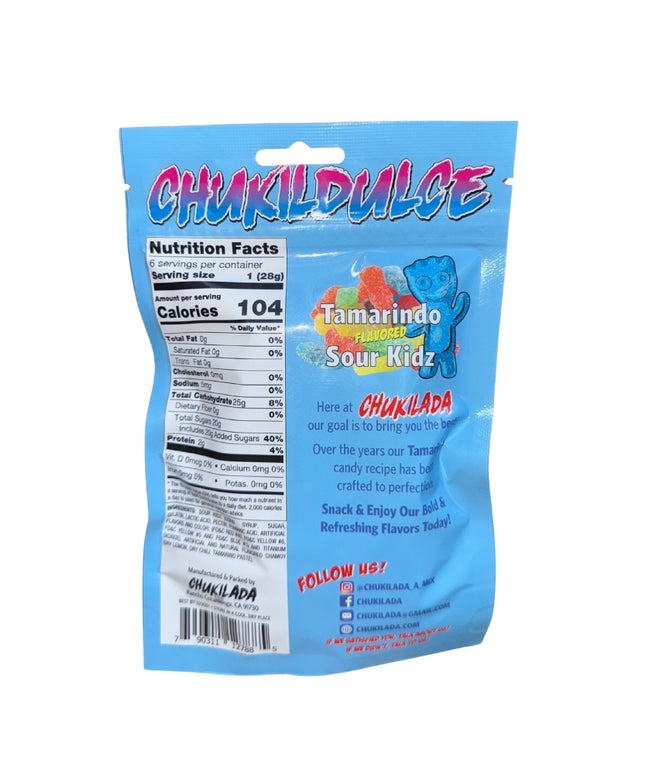 CHUKIDULCE SOUR KIDS 16/CS