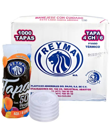 REYMA PLASTIC LID VENTED FOR 4-6 OZ 4CH 1000/CS.