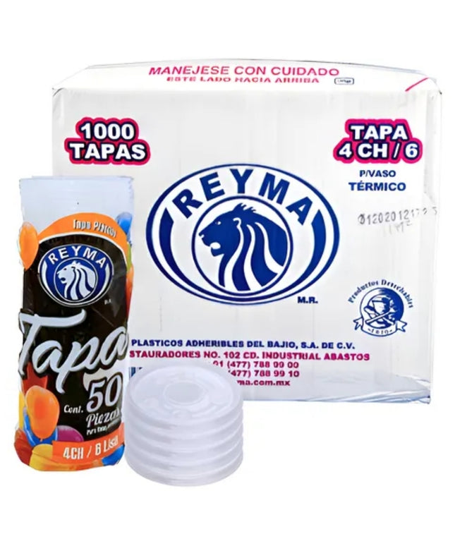 REYMA PLASTIC LID VENTED FOR 4-6 OZ 4CH 1000/CS.
