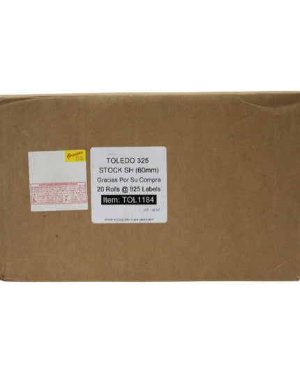 LABEL TOLEDO SH 325 60MM 20/825.