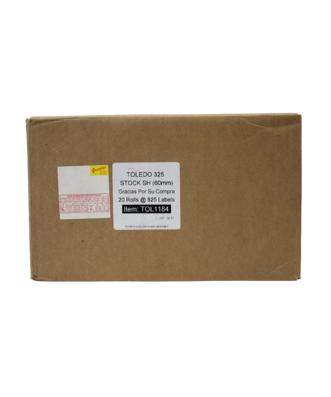 LABEL TOLEDO SH 325 60MM 20/825.