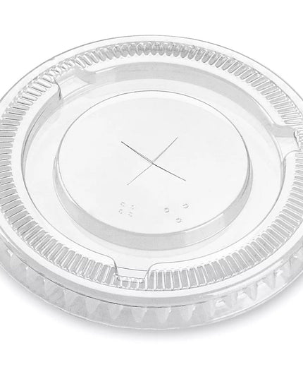REYMA FLAT CLEAR SLOTTED LID FOR 10-24 OZ 20/50