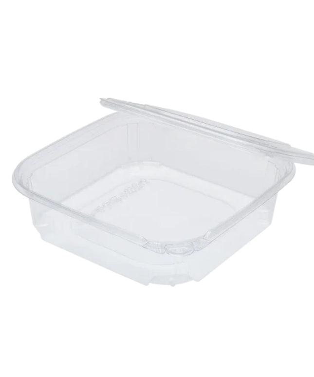 48 OZ PET TAMPER RESISTANT CONTAINER W/FLAT LID 120/SET.