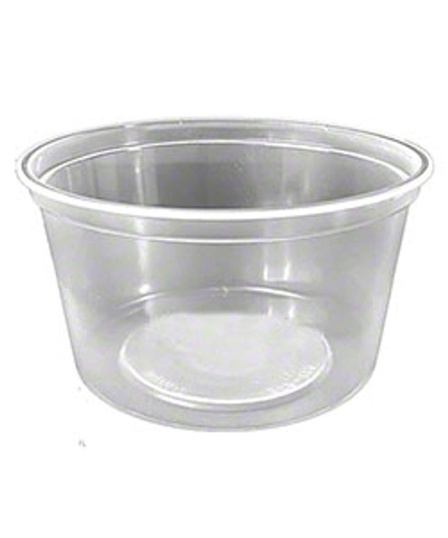 PLASTIPAK DELI CONTAINER 16 OZ. 500/CS. (BLUE LETTERS)