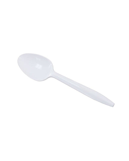 CUTLERY TEASPOON MED WHITE 10/100