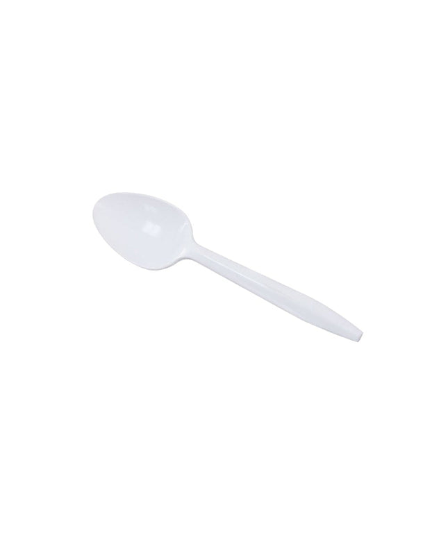 CUTLERY TEASPOON MED WHITE 10/100