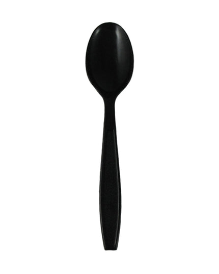 CUTLERY EXTRA HEAVY TEA SPOON BLACK 1000/CS.