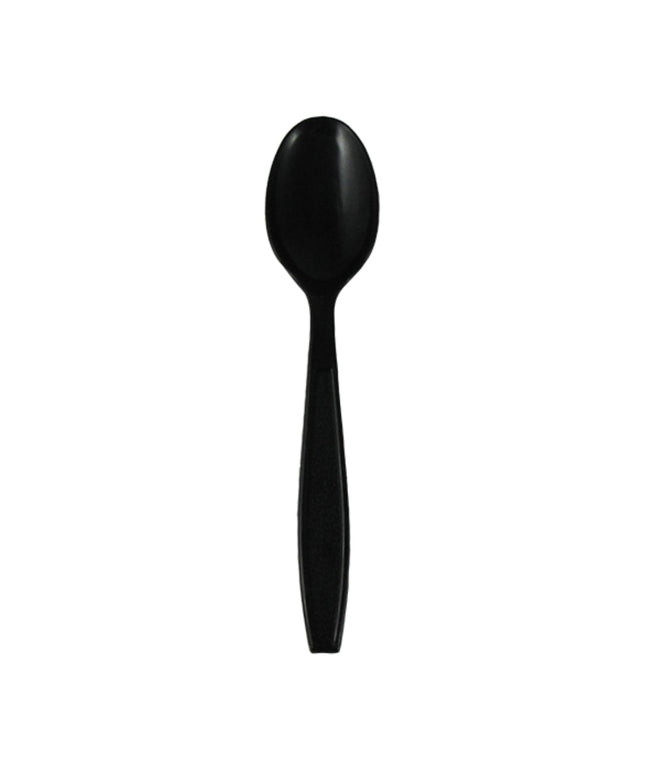 CUTLERY EXTRA HEAVY TEA SPOON BLACK 1000/CS.