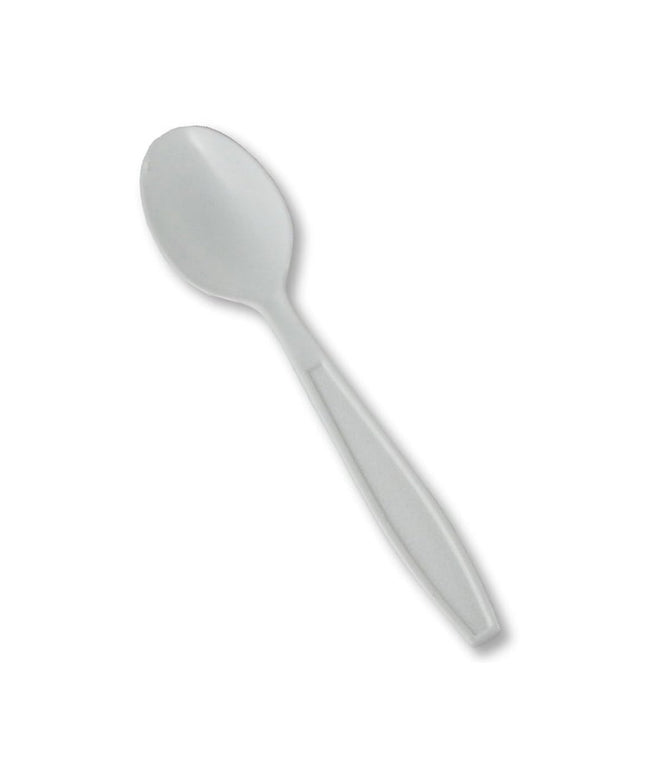 CUTLERY EXTRA HEAVY TEA SPOON WHITE 1000/CS.