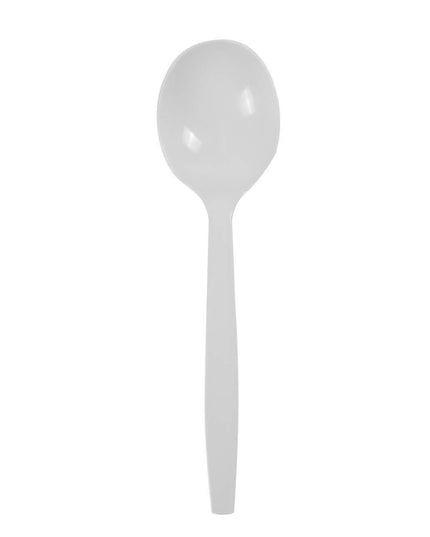 EXTRA HEAVY GIANT SOUP SPOON WHITE 10/100 CS